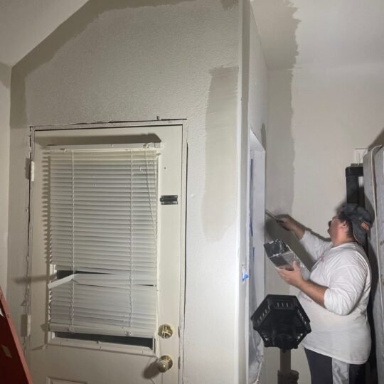 painting or working on a wall near a door Sugar Land
