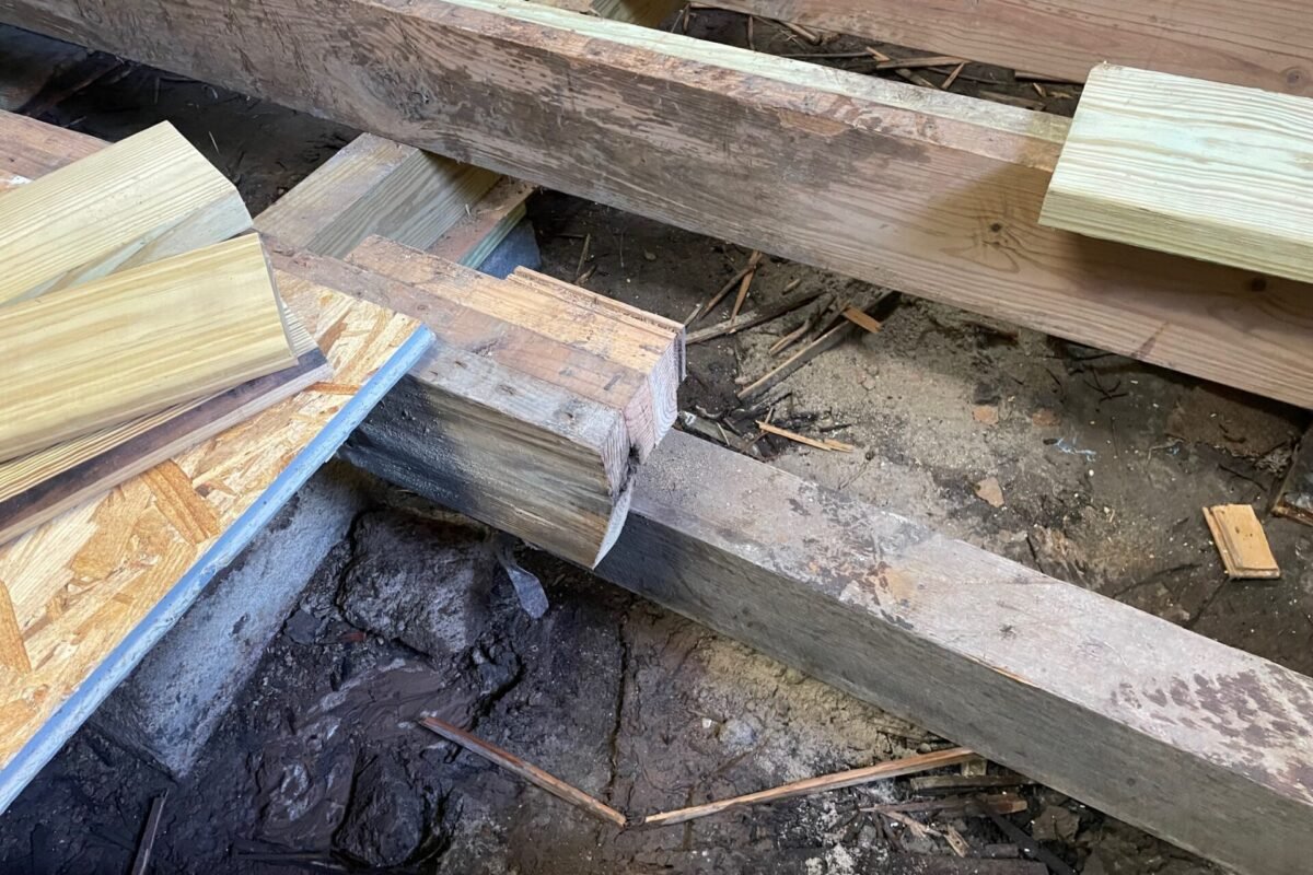 A crawl space my handyman